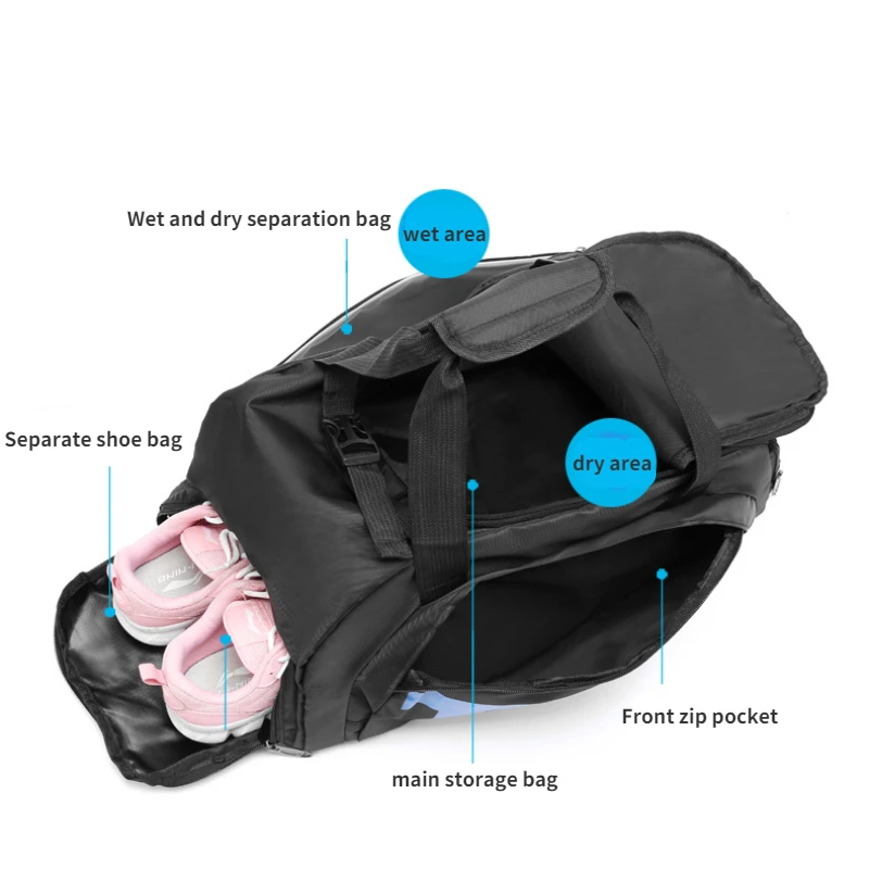 Men Women Waterproof Gym Bag Outdoor Fitness Portable Sports Bag Ultralight Yoga Gym Sport Backpack