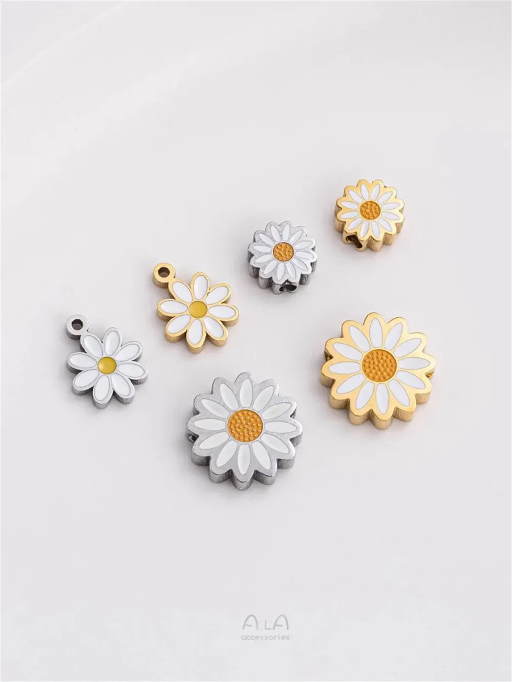 Титановая сталь с вакуумным покрытием 14-каратное настоящее золото капельное