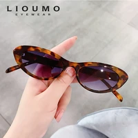 lioumo retro cat eye sunglasses women fashion gradient shade vintage eyewear anti glare driving sun glasses men zonnebril mannen