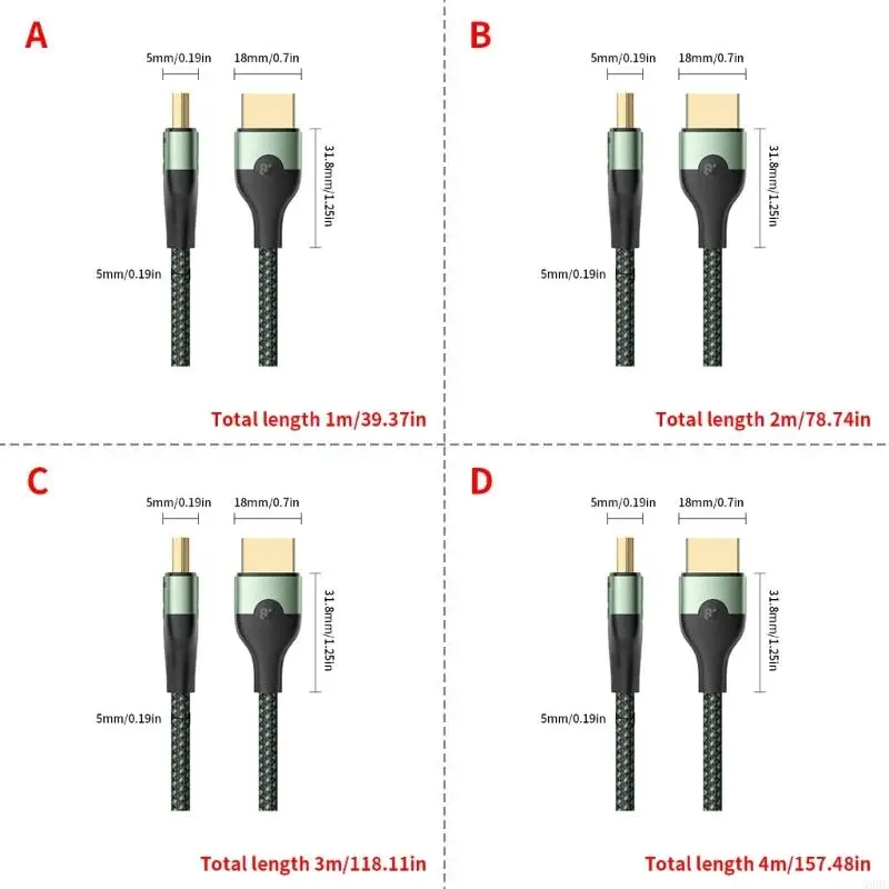 HDMI2.1 COND 8K@60 Гц 48 Гбит  с HDR12 Цвета глубина алюминиевой оболочки Тройной слой. (art.: 3920cf59cefeb) - 3920cf59cefeb