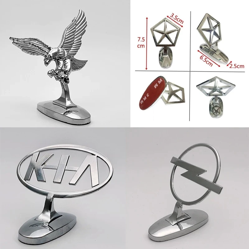 

For Toyota Honda VW KIA Benz Nissan Chrysler Ford Hyundai Audi Opel BMW Metal Car Logo Sticker Base Comes With Double-sided Tape