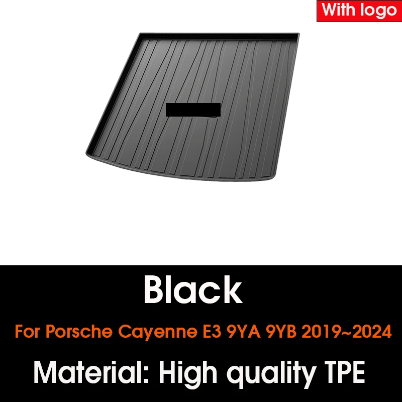 

Материал TPE, автомобильные коврики в багажник для Porsche Cayenne E3 9YA 9YB 2019-2025, водонепроницаемые коврики для заднего багажника, накладки на багажник