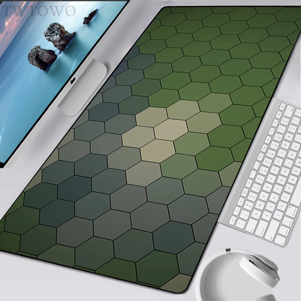 

Mousepad Large HD Computer Custom Mouse Mat MousePads Desk Mats Grid Honeycomb Laptop Soft Carpet Gamer Natural Rubber Mouse Mat