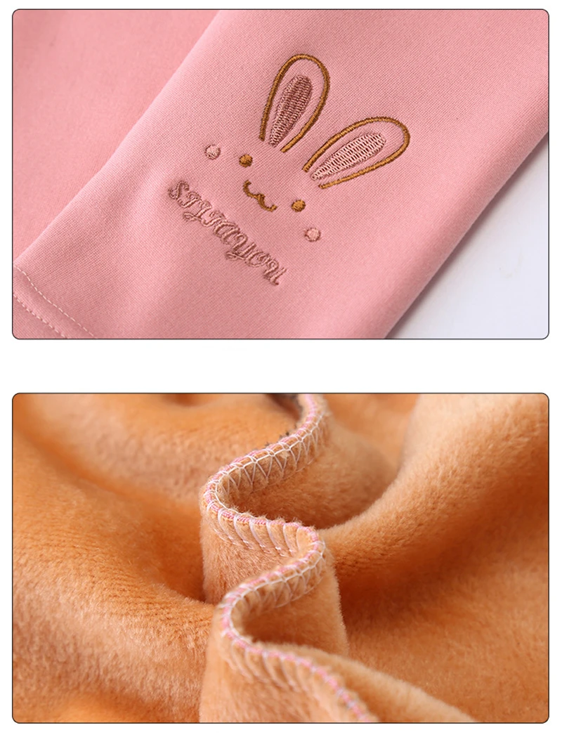 Детские брюки для девочек детские леггинсы хлопковые бархатные теплые с