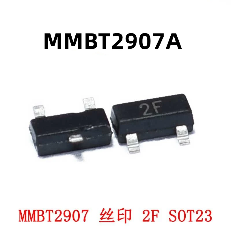 100 шт. SMT MMBT2907A трафаретная печать 2F SOT-23 PNP транзистор