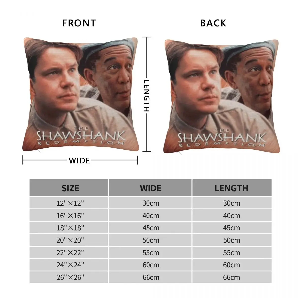 Рисунок 4 - Наволочка квадратная из полиэстера