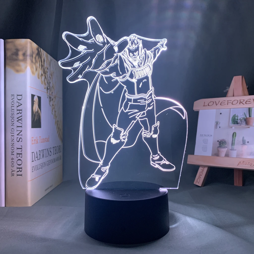 

3d-лампа в стиле аниме «Моя геройская Академия», светодиодный ночсветильник для спальни, украшение, подарок на день рождения, Mirio Togata