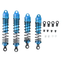 4pcs metal front rear shock absorbers for traxxas slash 4x4 4wd 2wd rustler stampede hoss 110 rc car upgrade parts