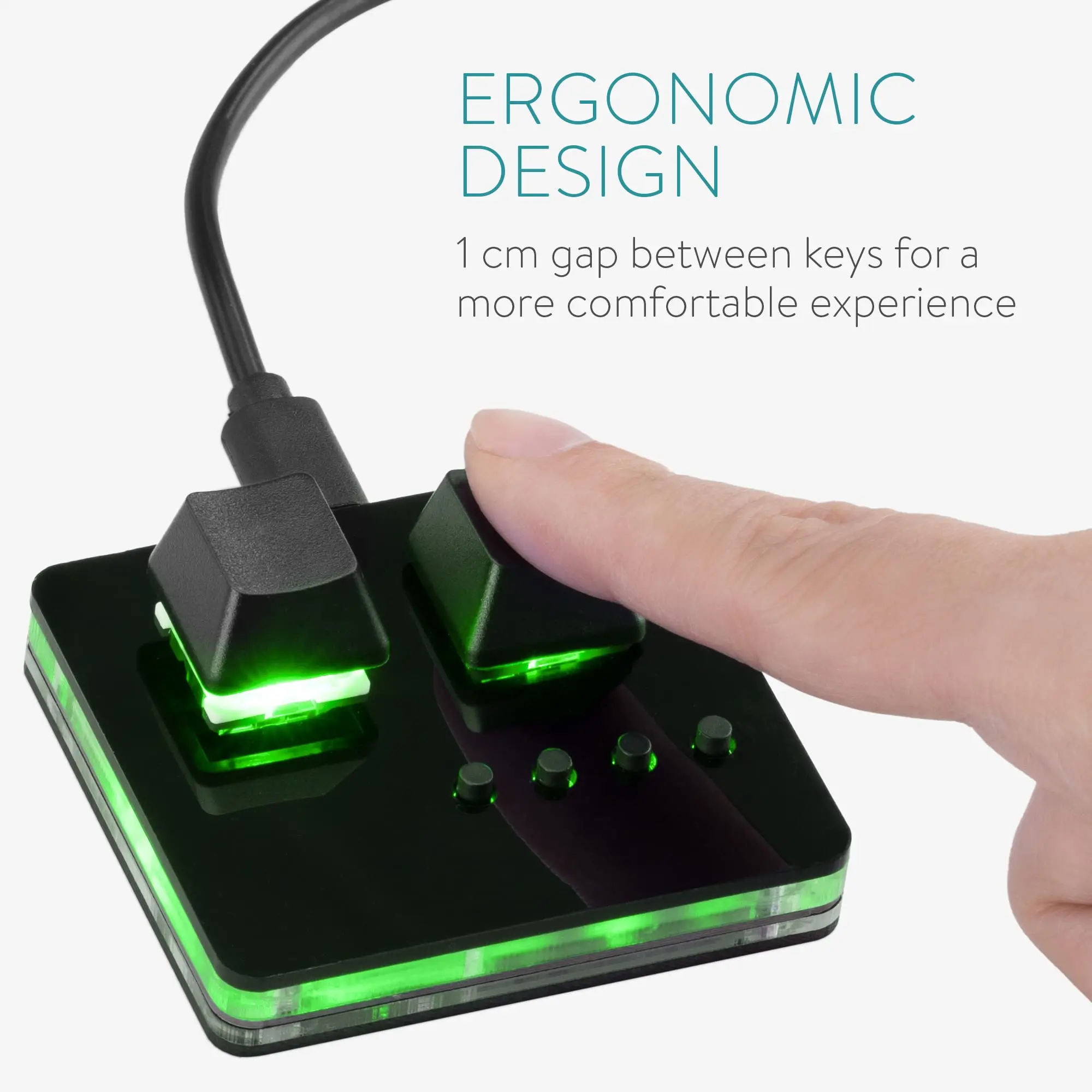 

Клавиатура игровая Механическая с RGB-подсветкой, 2 клавиши