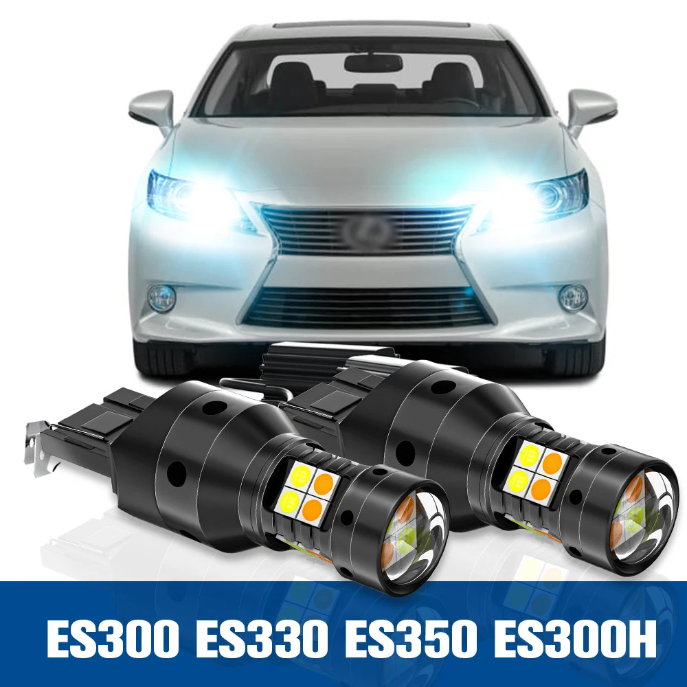

2x LED Dual Mode Turn Signal+Daytime Running Light DRL Accessories Canbus For Lexus ES300 ES330 ES350 ES300H 2002-2018 2006 2007