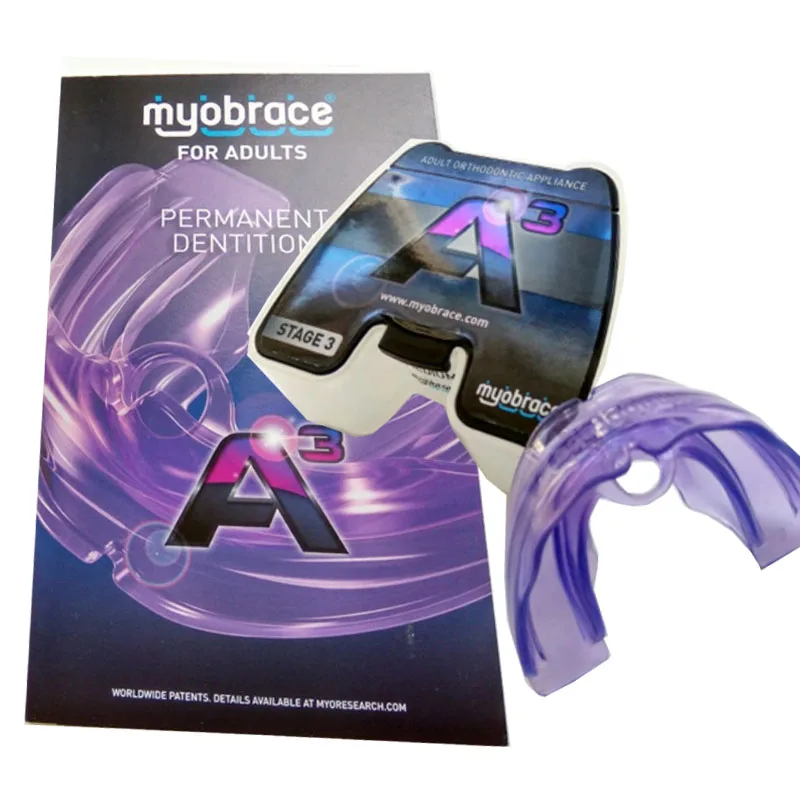 Фото Оригинальный силиконовый тренажер для коррекции оральной позы MRC Myobrace A3 для подростков от 15 лет, этап 3, аксессуар для коррекции оральной позы, в наличии №1