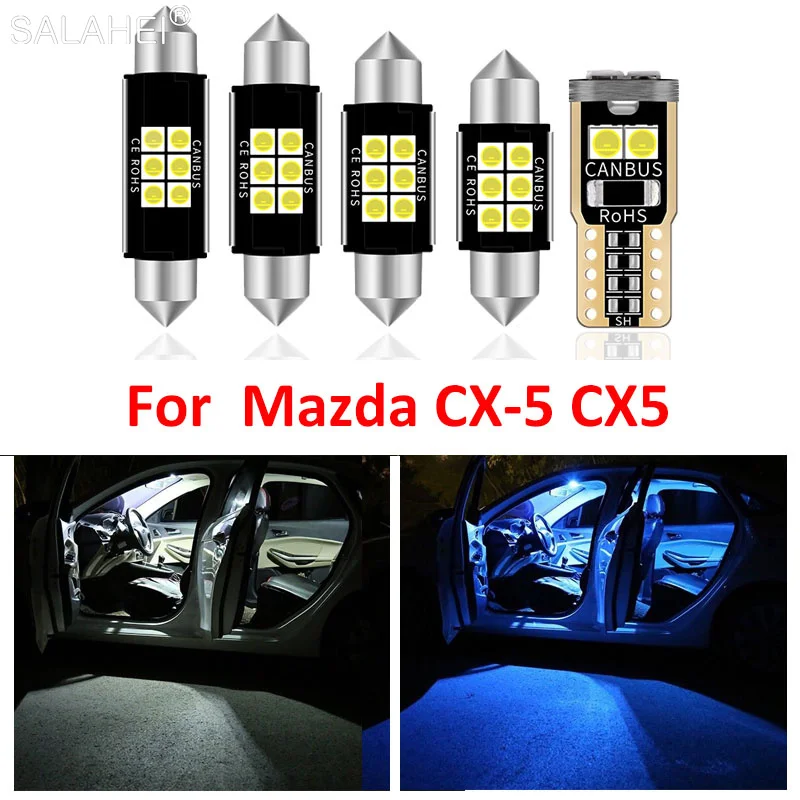 13pcs White Canbus LED Light Bulbs Package Kit For 2009 2010 2011-2015 Jaguar XF Auto Interior Map Dome Trunk License Plate Lamp