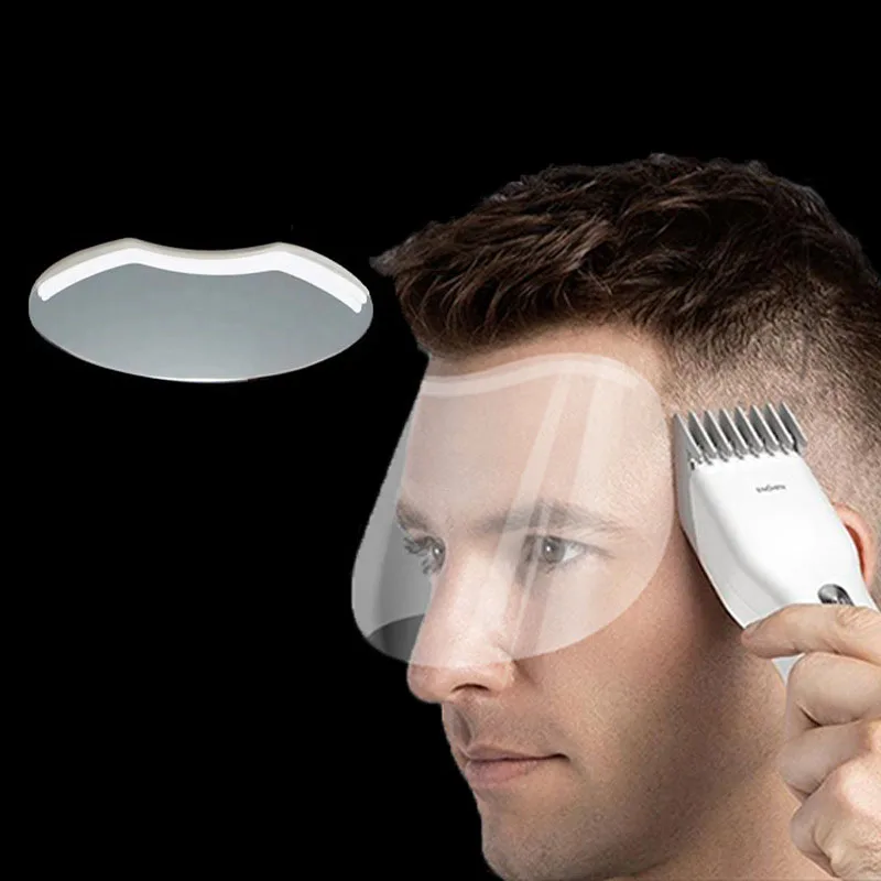 

50pcs/Set Eye Protection Hair Mask Hairspray Isolation Face Protection Haircut Supplies Disposable Plastic Face Masks