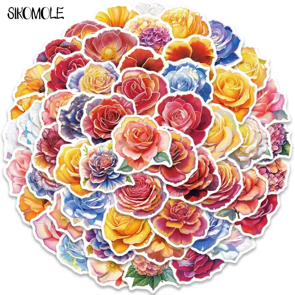 

Наклейки в виде цветов и растений, 10/30/55 шт.