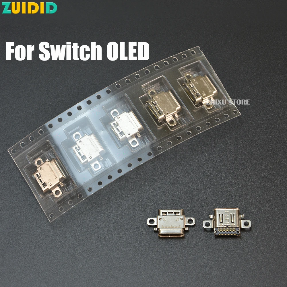 

ZUIDID 5PCS USB Type-C Charging Port Charger Socket Connector Repair for NS Switch OLED