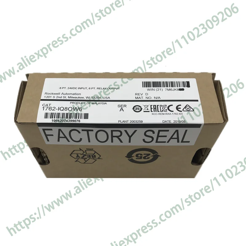 

Новый оригинальный контроллер Plc 1762-IQ8OW6 Moudle Немедленная доставка