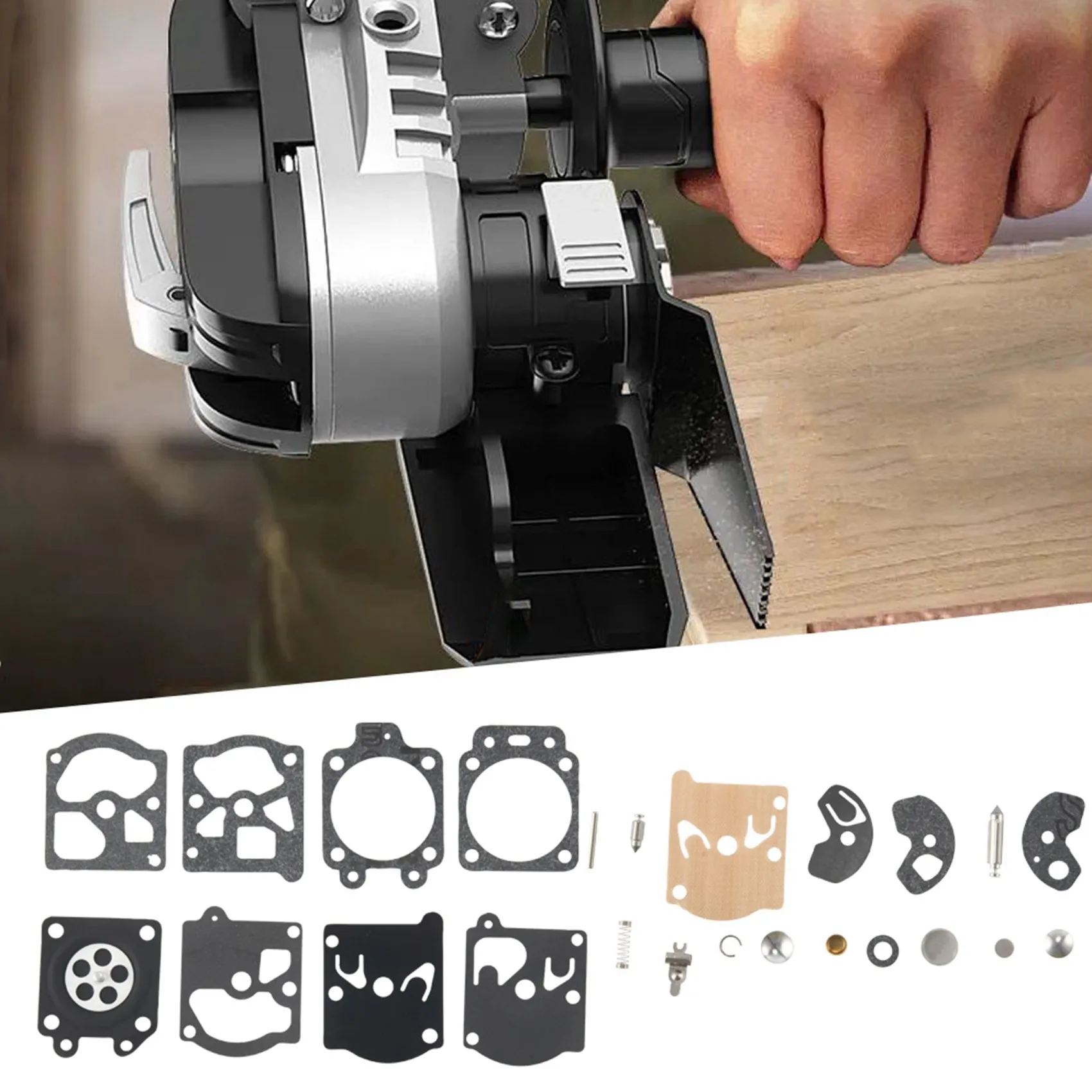 Набор из 2 ремонтных комплектов карбюратора K10-WAT для бензопилы Walbro Carb Poulan Craftsman