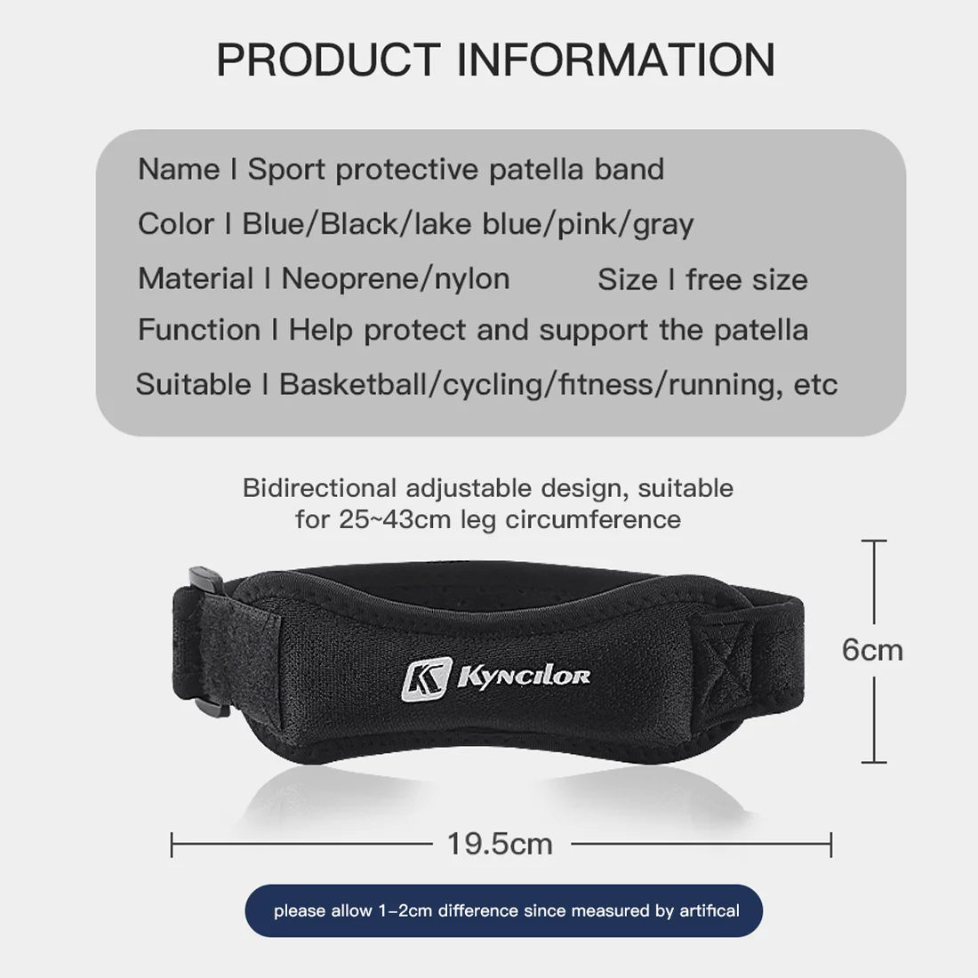 Регулируемый Наколенник Для Облегчения Боли Стабилизатор Chondromalacia Надколенник