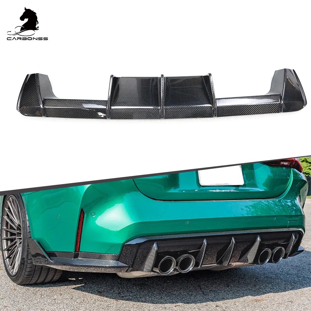 

EURO Type Dry Carbon M4 Rear Bumper G82 Rear Diffuser For Bmw G80 M3 G83 M4 2021+