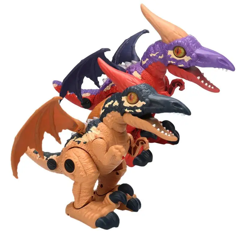 

Игрушки-Динозавры, имитация электрического ходящего робота-динозавра, стебель динозавра, строительные игрушки с искусственным звуком, подарки на день рождения для