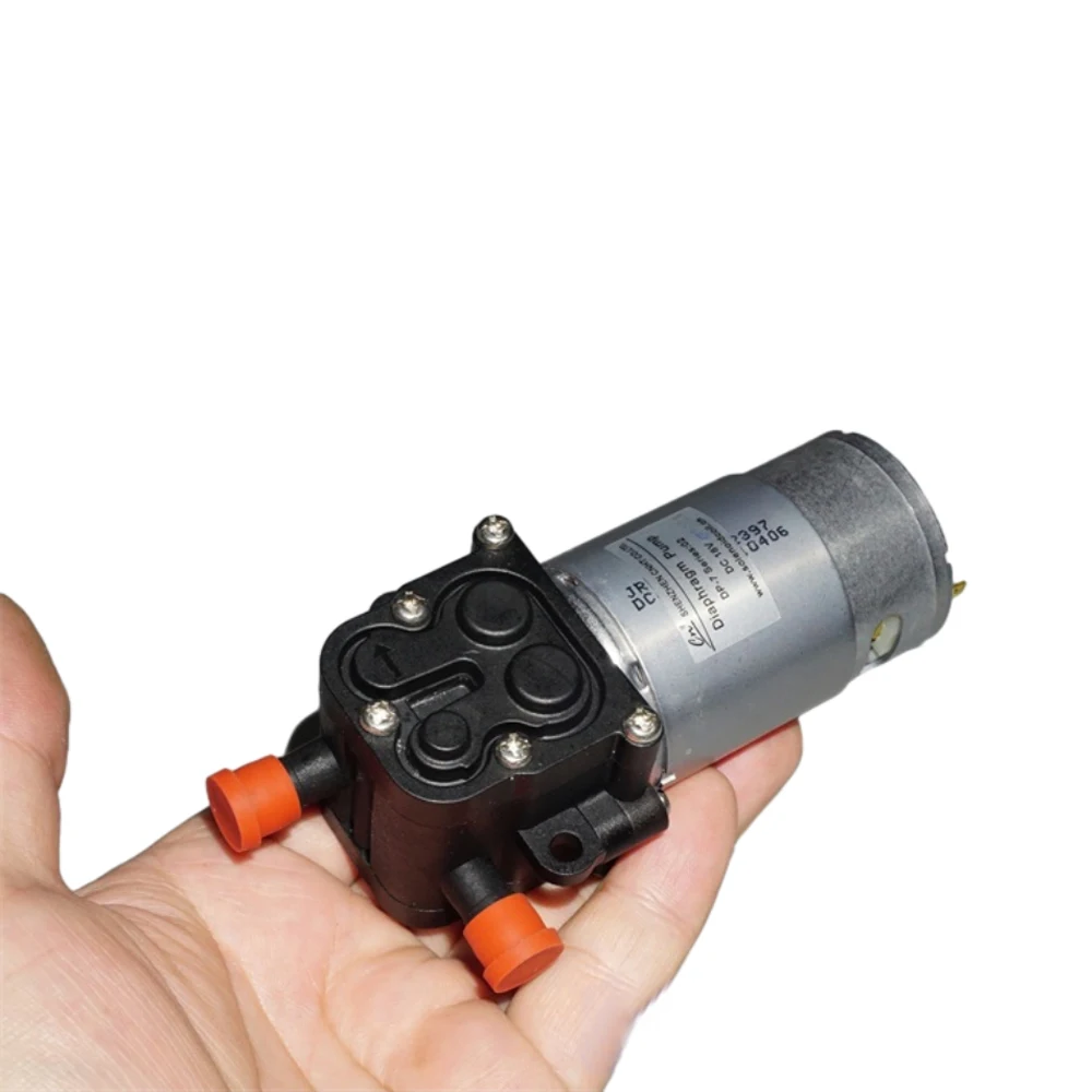 

1 шт. насос 555 двигатель 18 В мембранный насос высокого давления 8 бар давление 150 мл/мин 12-24 В самовсасывающий насос для хранения водяного пистолета