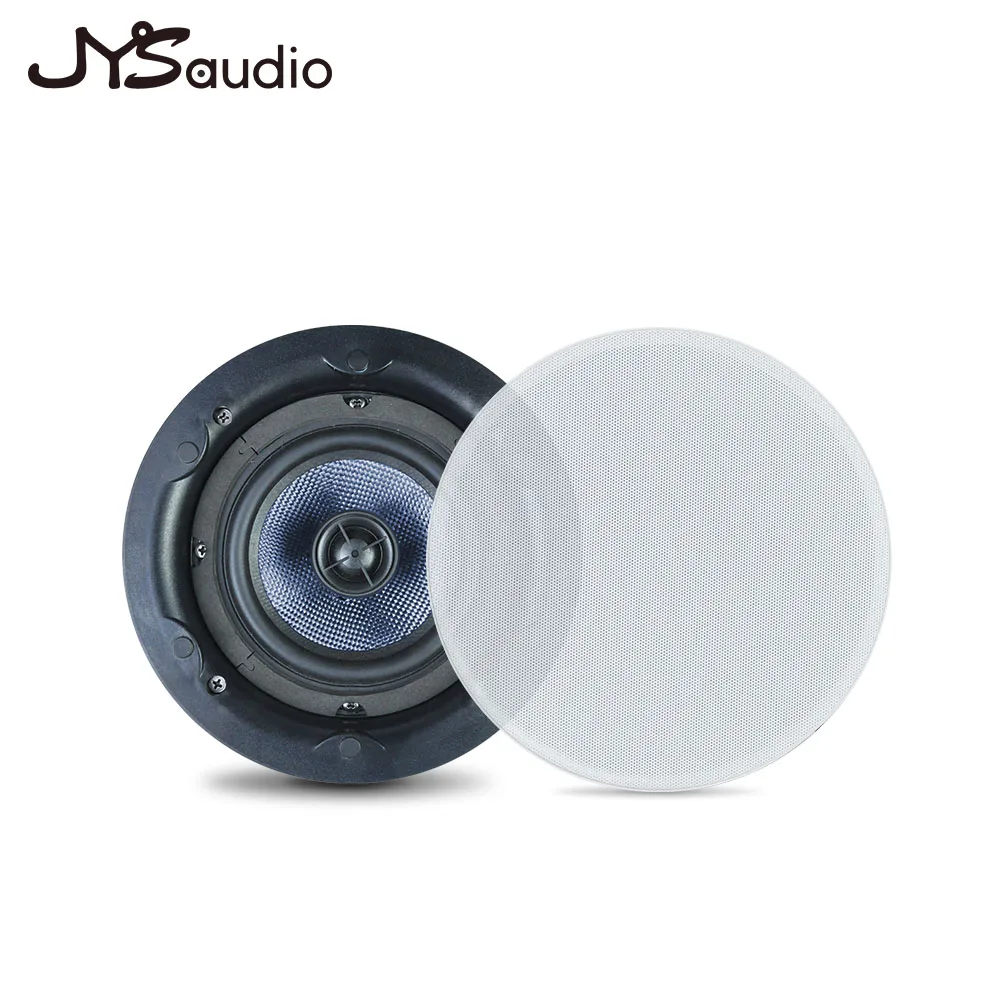 

5.25 inch Wall-mounted Ceiling Speaker 25W Full Range 3D HiFi Stereo Audio Amplifier Loudspeaker Home Theater Sound System gifts