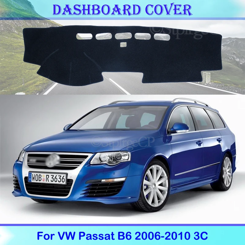 

Защитная накладка на приборную панель для Volkswagen VW Passat B6 2006-2010 3C, аксессуары для защиты от светильник