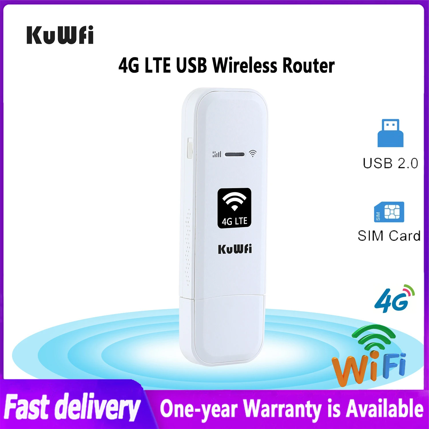 

KuWFi 150 Мбит/с 4G LTE USB беспроводной марш рутизатор модем портативная sim-карта мобильный мини Wi-fi точка доступа Карманный ключ для автомобиля офиса дома