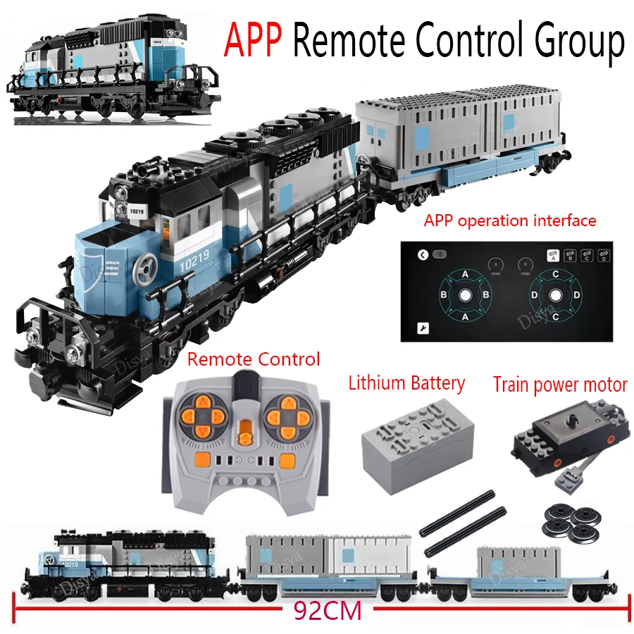 

New 91006 1234Pcs Expert Ultimate Series Train Building Blocks APP RC train power pack train track Toys For Children Gift