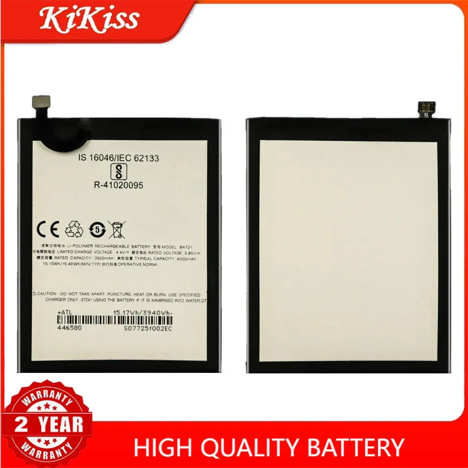 Аккумулятор BA721 для смартфона Meizu Meilan M6 Note M6Note 6 M721Q M721H M721L