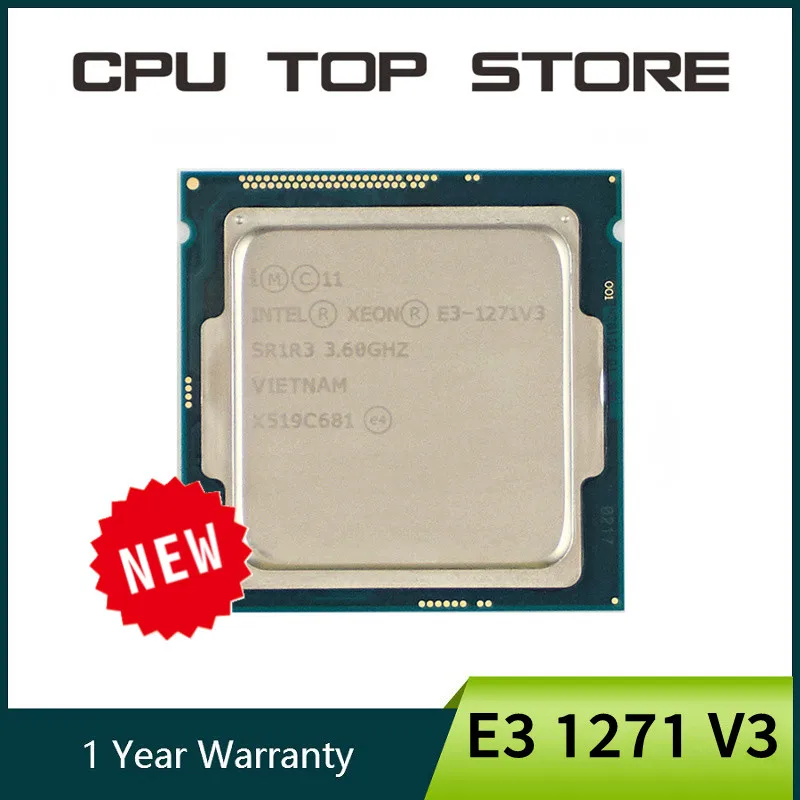 

Новый процессор Intel Xeon E3 1271 V3 E3 1271V3 3,6 ГГц четырехъядерный восьмипоточный ЦПУ L2 = 1M L3 = 8M 80 Вт LGA 1150