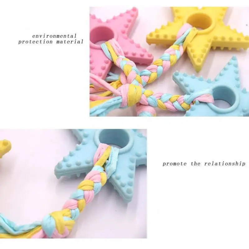 

Pet supplies dog toy cloth five pointed star toy hot selling molar toy tooth cleaning interesting super value Small