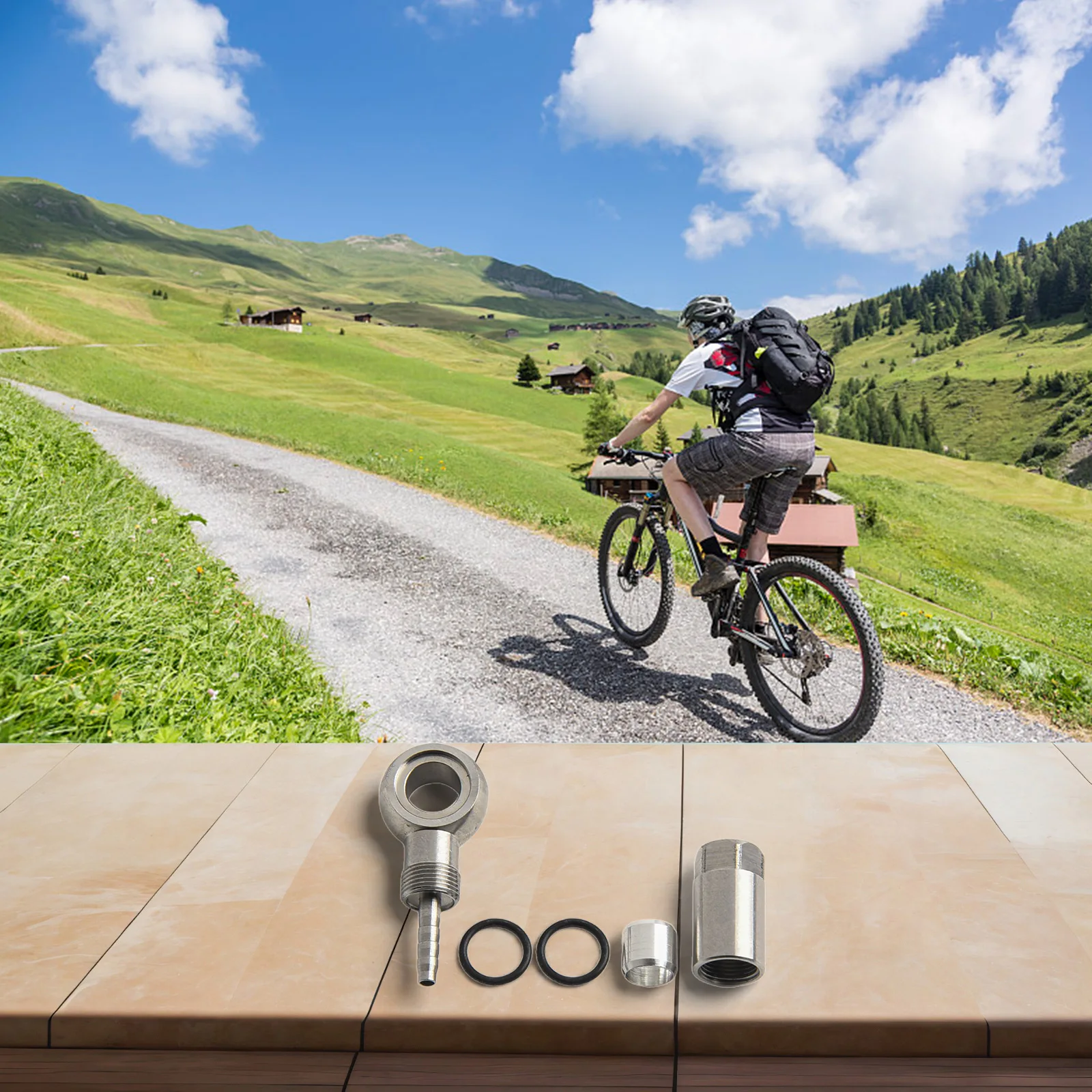 Детали велосипедного тормоза масляный диск пятилинейная обработка с ЧПУ