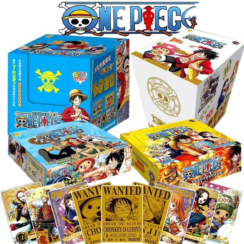 

2022 New Japanese Anime One Piece Cards Luffy Zoro Nami Chopper Bounty Game Collections Box Rare XR UR LR SSP ccg Card Child Toy
