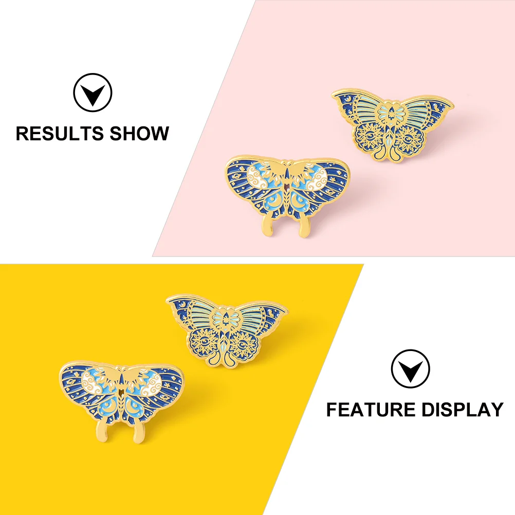 Брошь-бабочка из 4 шт. креативная булавка для груди с бабочками милая