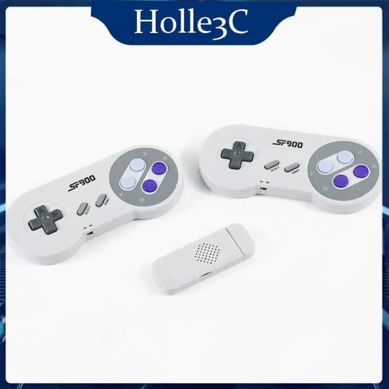 

Video Game Consoles Wireless Console Hd Family Sfc Tv Game Hd Gamepad Home Sfc Tv Game Stick 2023 Games White Gray Game Machine