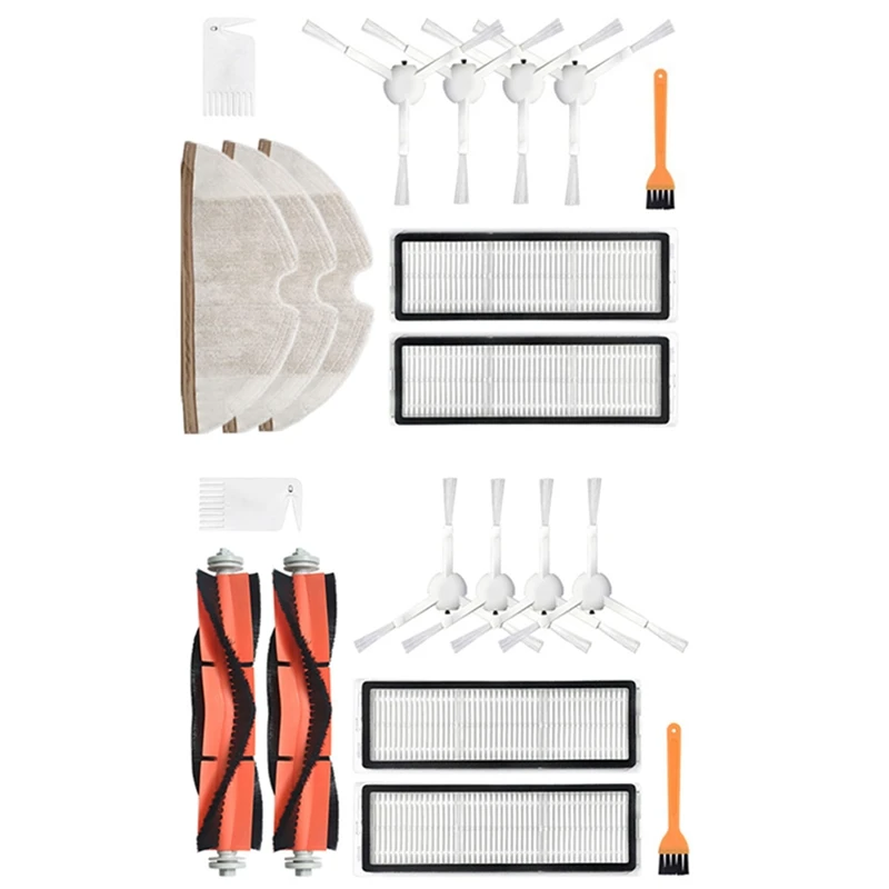 

Комплект запчастей для робота Xiaomi Mijia 1C, основная и боковая щетки с фильтром, 10 шт. и 11 шт.