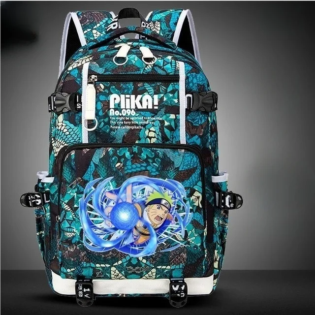 

New Narutos School Bags Sasuke Backpack for Teenagers Girls Kids Boys Children Student Travel Shoulder Bag Laptop