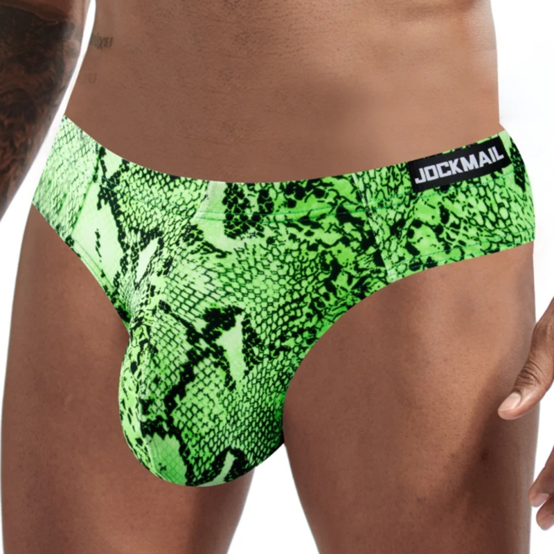 

Men's Underwear Sexy Leopard Print T-Back G-String Briefs Breathable Thong Seamless Underpants Lingerie Men's Panties