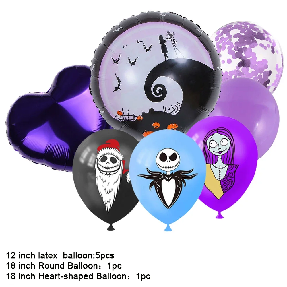 Одноразовая посуда для Хэллоуина Кошмар перед Рождеством