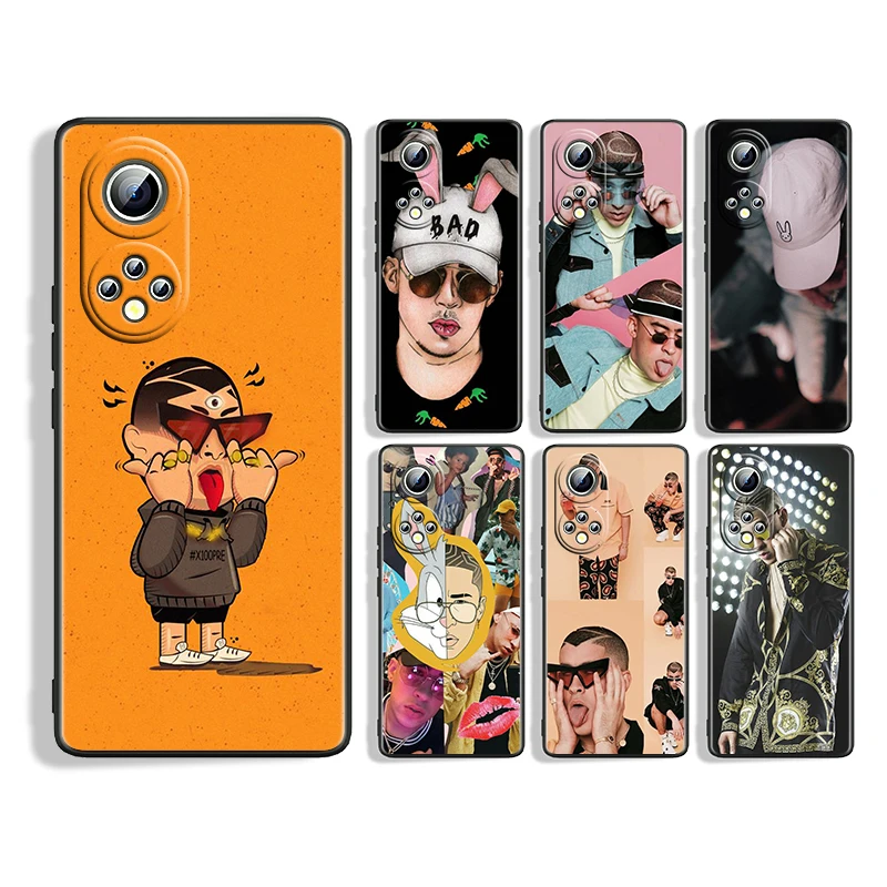 

Bad Bunny El Conejo Malo Silicone Cover For Honor 60 50 SE 30 3i 20 20S 10 10i 10X 9X 8X 8A 7A Pro Lite Phone Case Coque