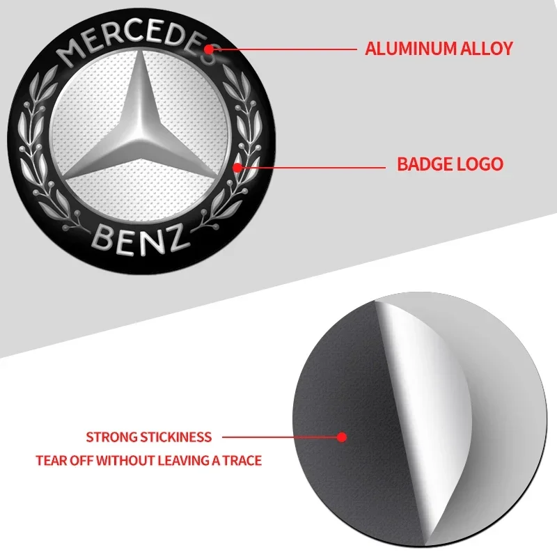 4 шт. 56 мм эмблема центральной ступицы колеса автомобиля наклейка для MERCEDES BENZ W203