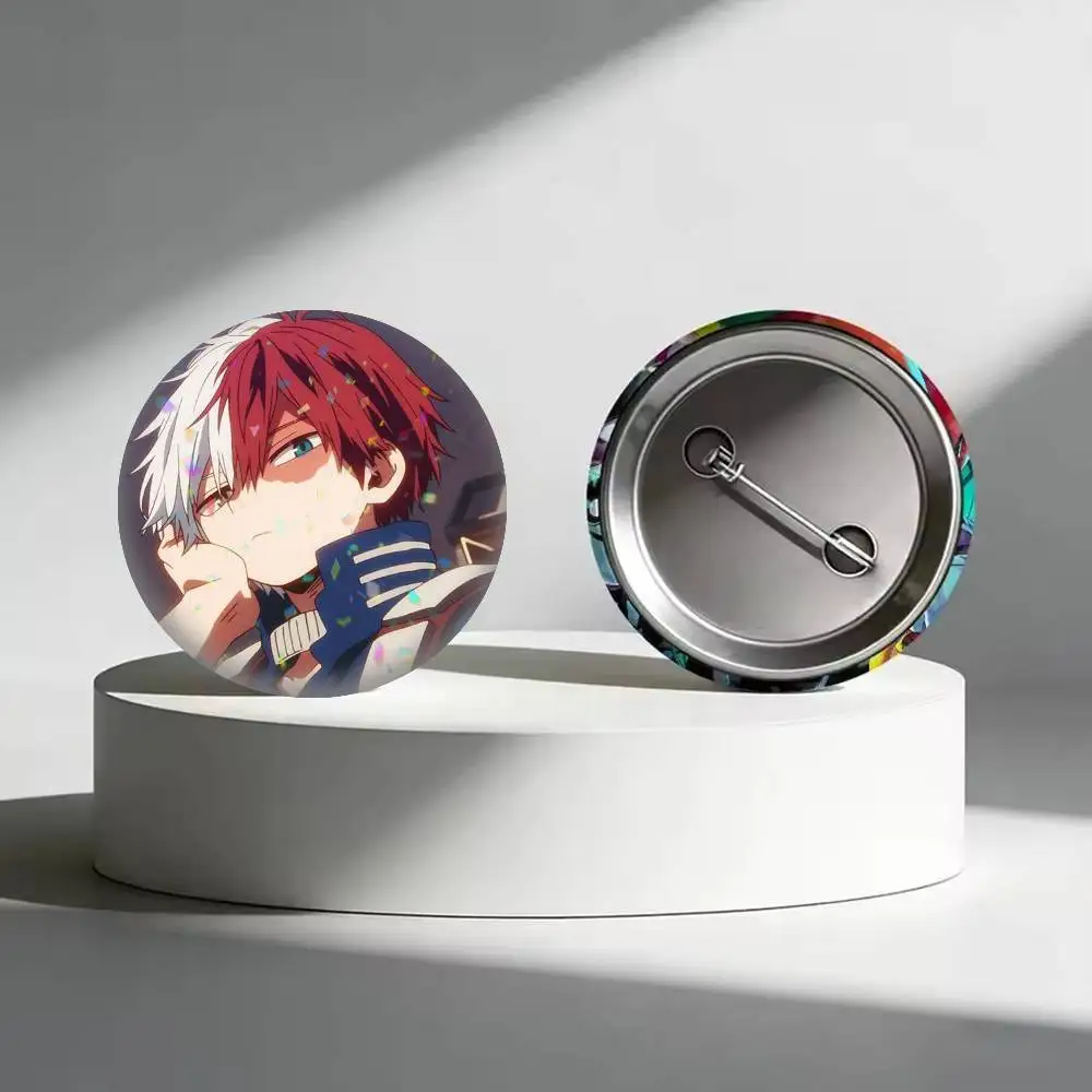 Фото Мультяшные значки-броши Shoto T-Todoroki, 25 мм, 32 мм, 44 мм, 58 мм, 75 мм, для аксессуаров, в подарок №3
