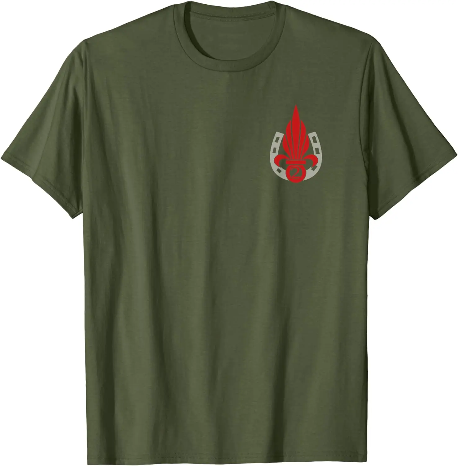 

Legion Etrangere 2nd Foreign Parachute Regiment 2e REP Men T-Shirt Short Sleeve Casual 100% Cotton O-Neck Summer Shirt