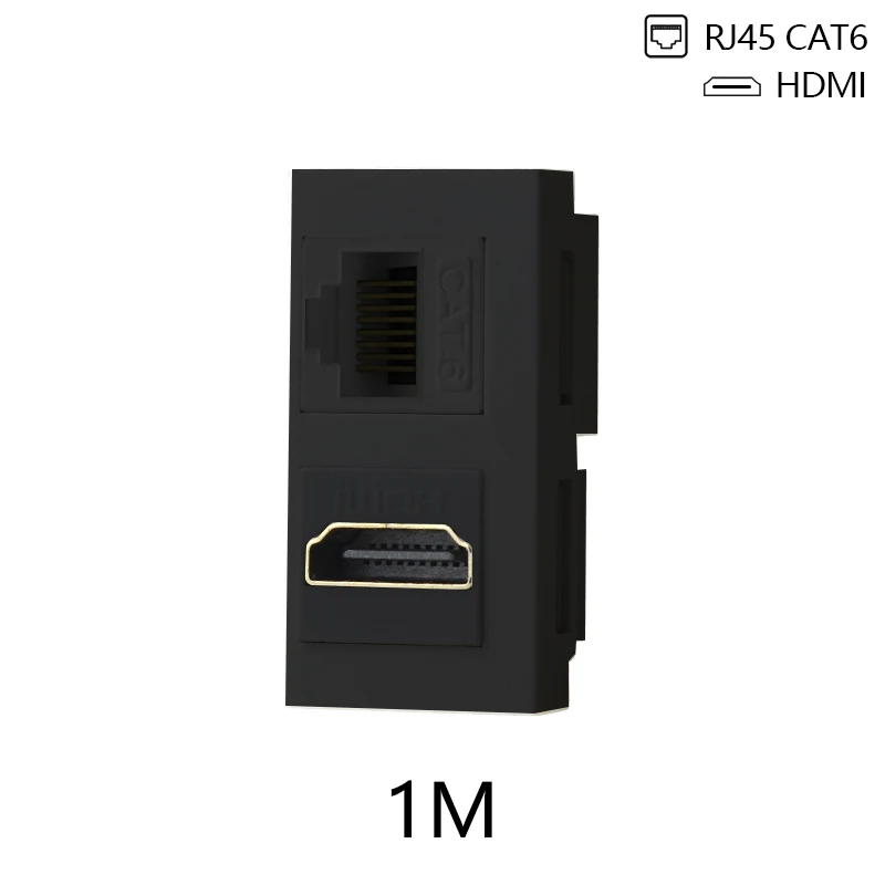 

Скрытая настольная розетка Table socket черная