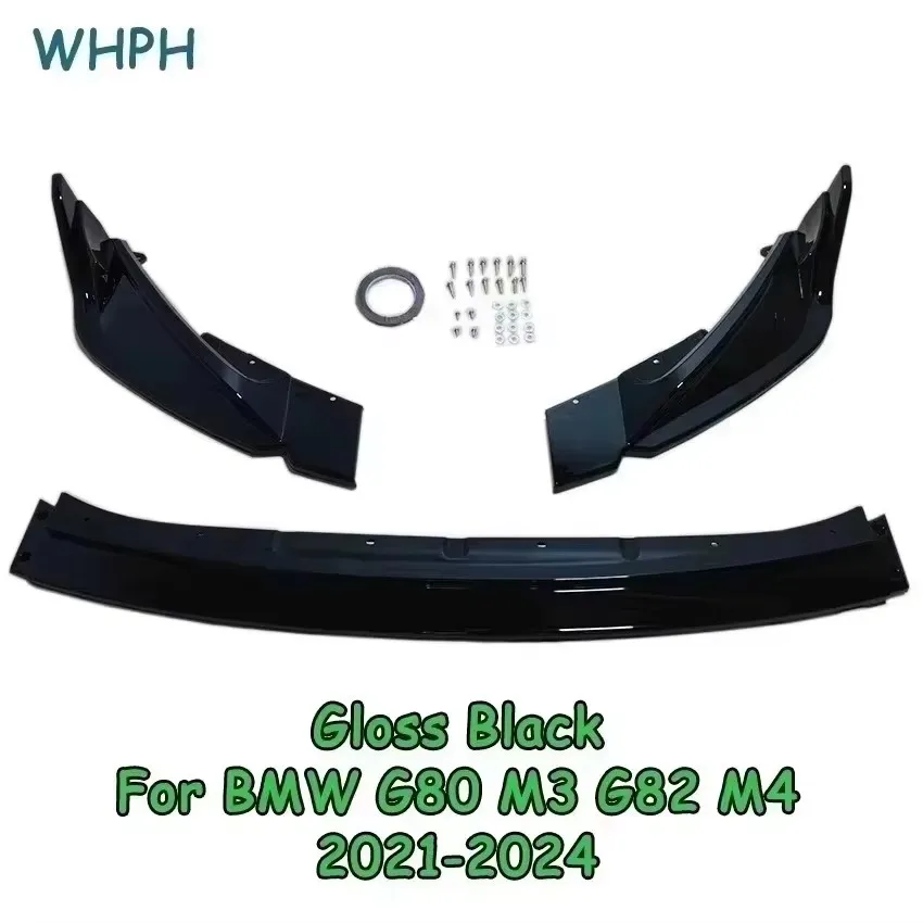 

Передний бампер, разделитель губ, диффузор, спойлер, защита бампера, аксессуары для BMW M3 G80 M4 G82 2021-2024, спойлер, комплекты кузова