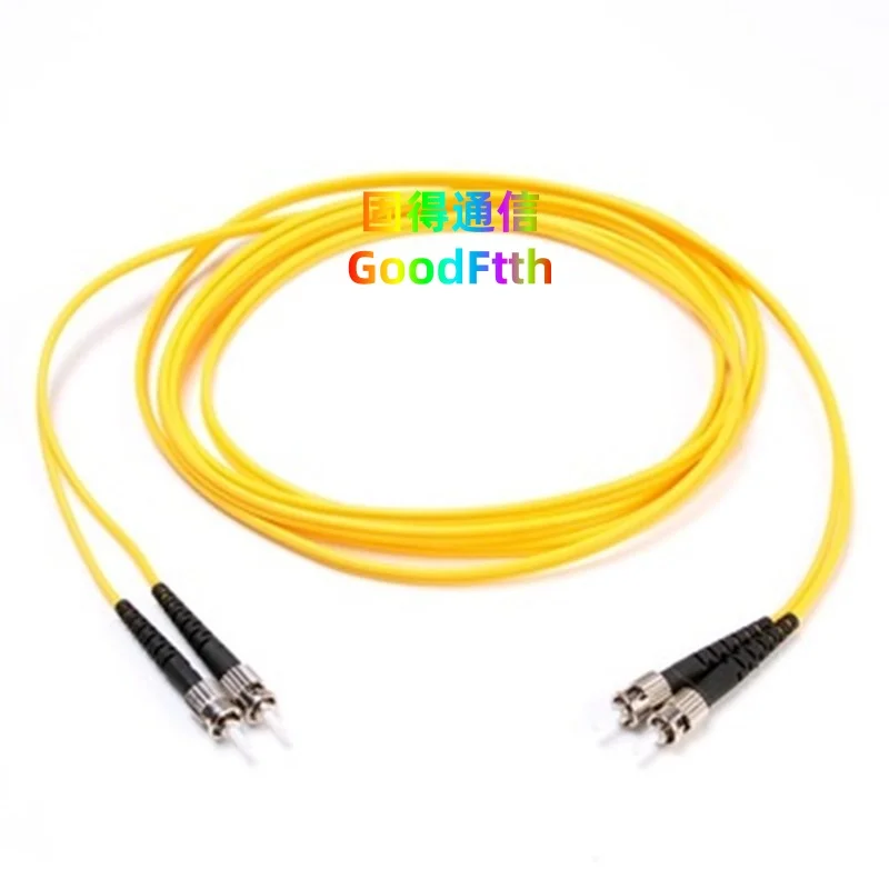 Оптический патч-корд ST-ST UPC SM G652D G657A1 G657A2, дуплексный кабель-перемычка GoodFtth (art.: 3920d490ecdb1) - 3920d490ecdb1