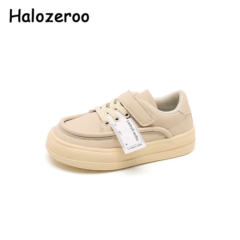 

2023 детские повседневные кроссовки, Кожаные слипоны для маленьких девочек, детские брендовые массивные кроссовки, спортивные кроссовки для мальчиков, весенние кроссовки