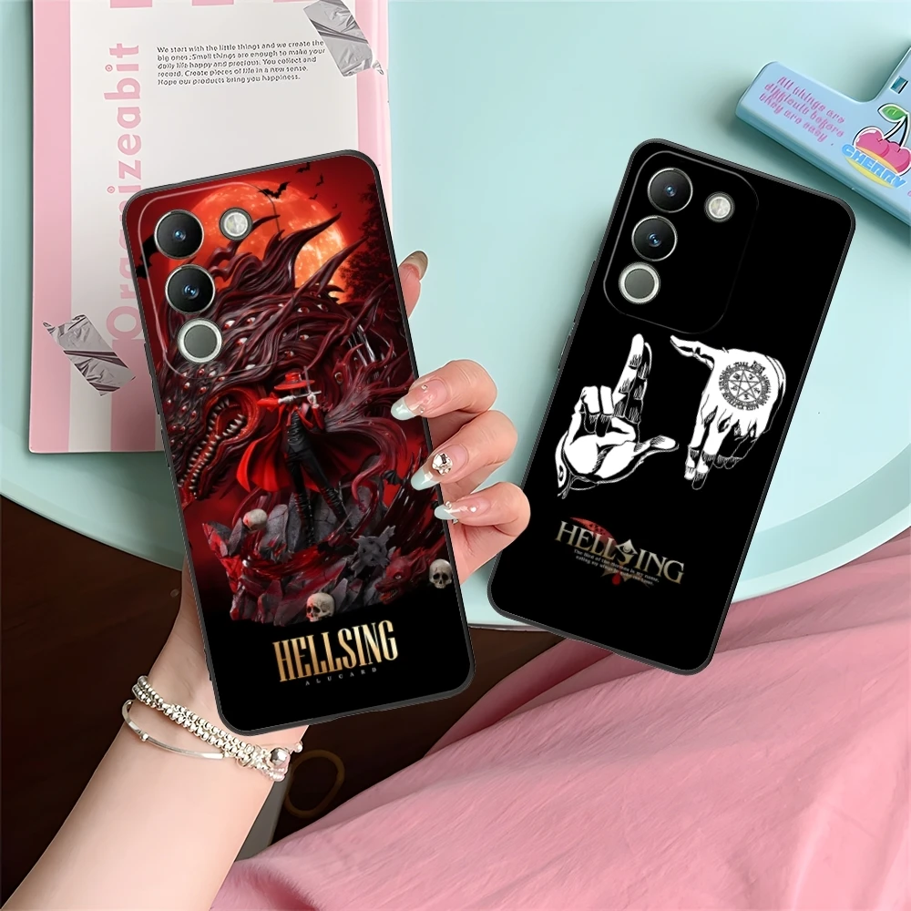 Mobile Alucard Hellsing Smart Cell Phone Case for VIVO Y95 Y93 Y31 Y20 V19 V17 V15 Pro X60 NEX Black Soft Cover Shell
