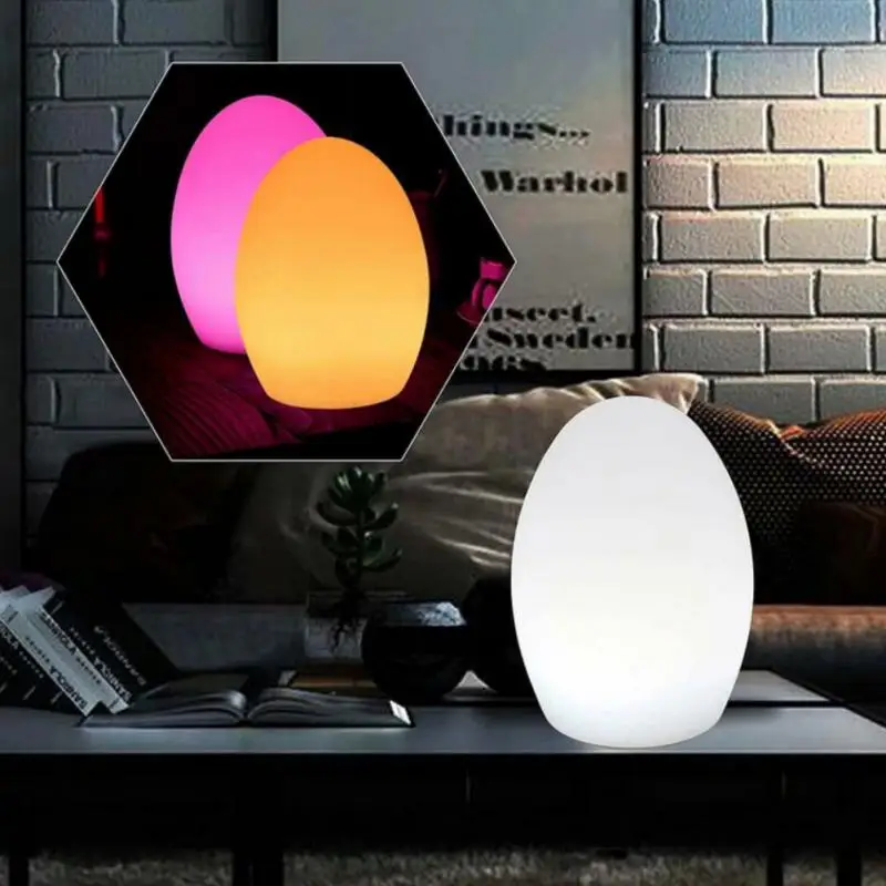 

Egg Shape Bar Table Lamp Sensor Pat Light Baby Feeding Sleeping Eye Protection LED Night Lights USB Rechargeable RGB Pat Light